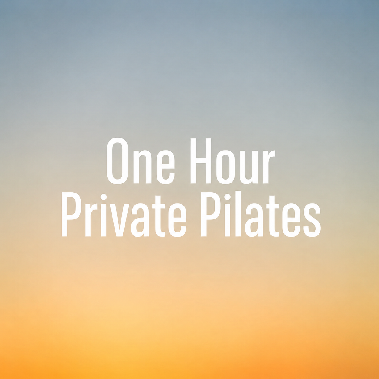 One Hour Pilates Zoom Private