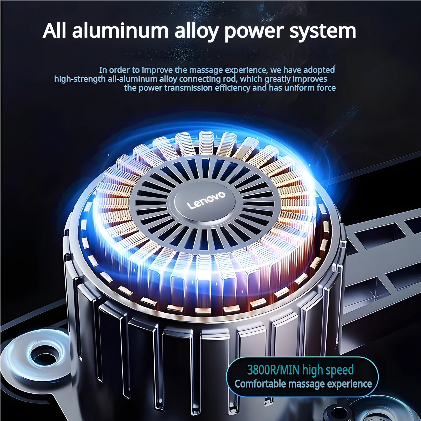 Lenovo Massage Gun with 8Massage Head