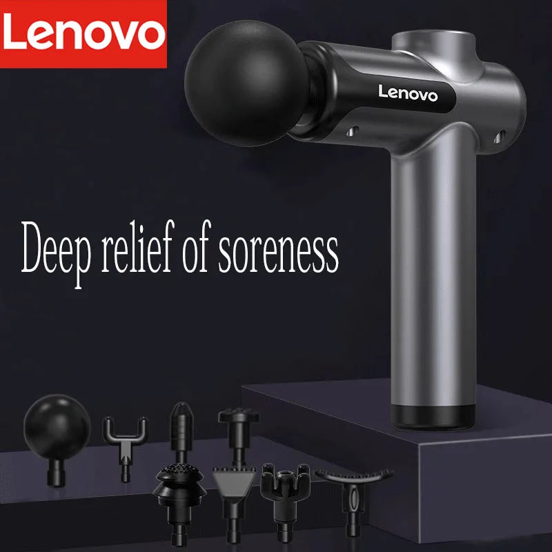 Lenovo Massage Gun with 8Massage Head