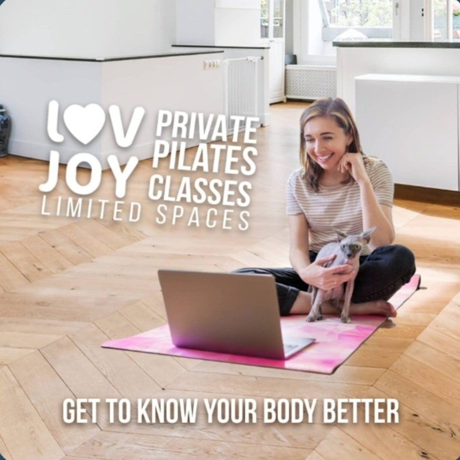 One Hour Pilates Zoom Private