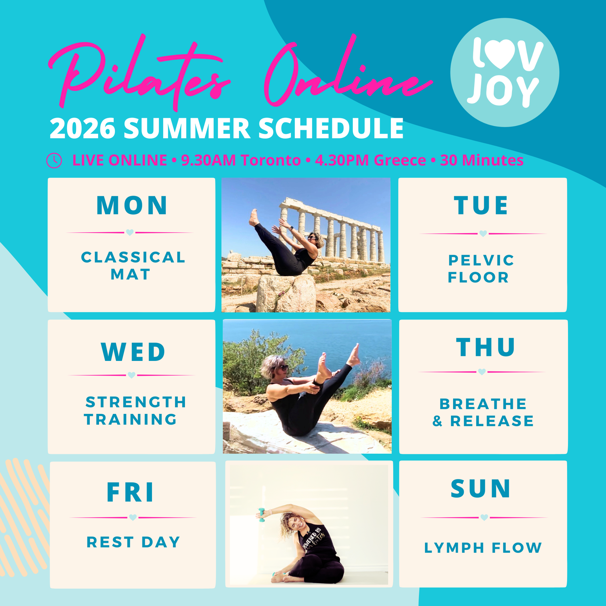 LOVJOY Pilates — pelvic floor and core strength for women