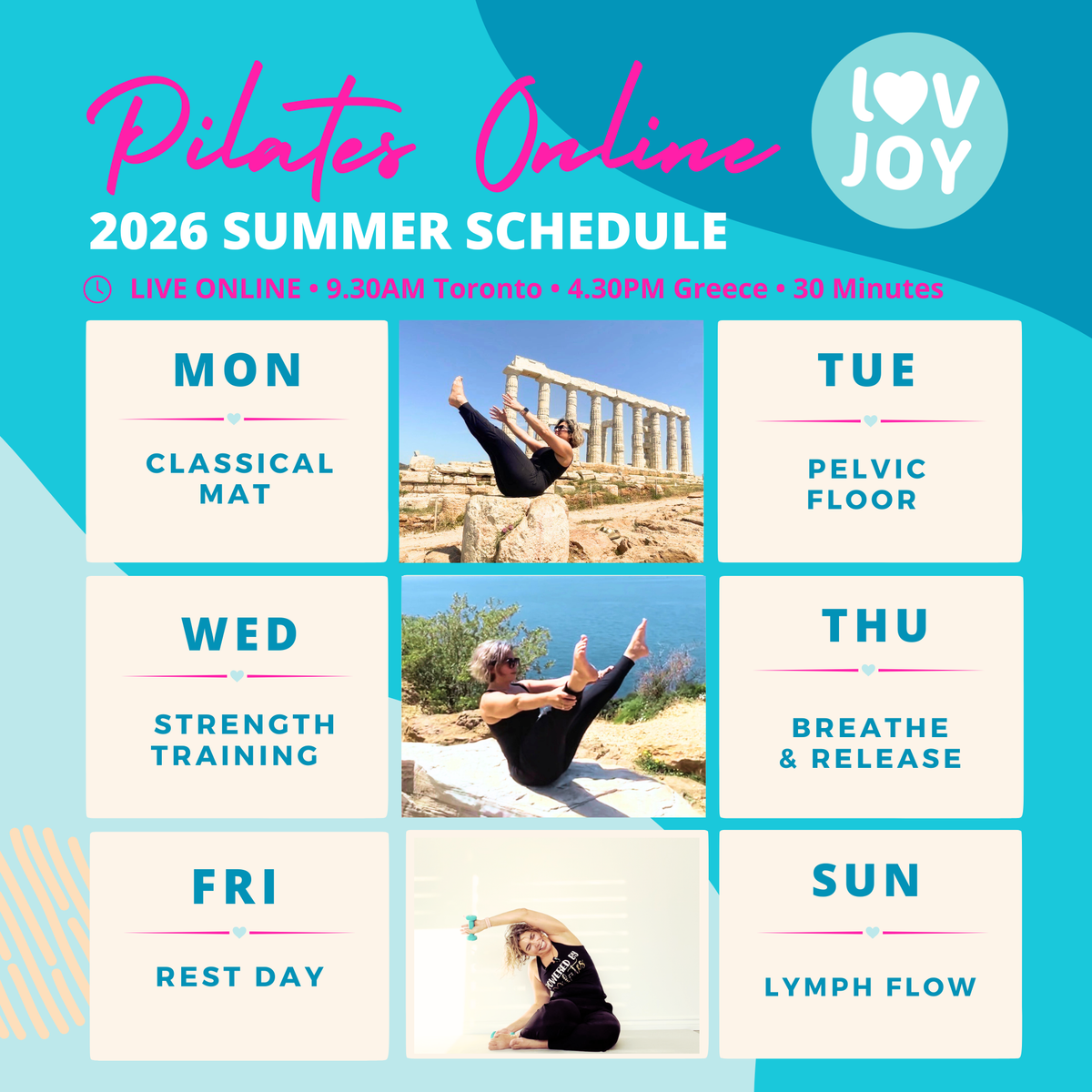 LOVJOY Pilates — pelvic floor and core strength for women
